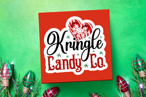 Kringle candy Co Sticker Design Sublimation Regulrcrative 