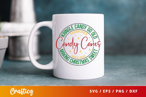 Kringle Candy Go Old Fashioned SVG Design SVG Designangry 