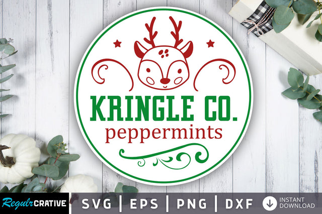 Kringle co peppermints SVG Design SVG Regulrcrative 