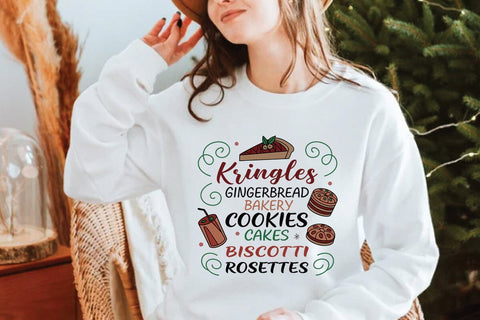 Kringles gingerbread bakery cookies cakes biscotti rosettes SVG Angelina750 