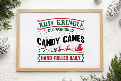 Kris kringle old fashioned candy canes hand rolled daily SVG Angelina750 