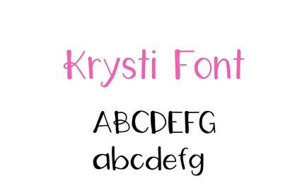 Krysti Handwriting Font Crafting With Brenna 