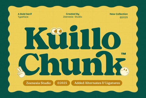 Kuillo Chunk Font Zeenesia Std 