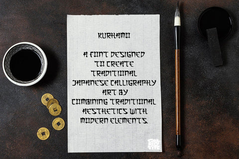 Kurhamo - Japanese Brush Font Font Mozzatype 