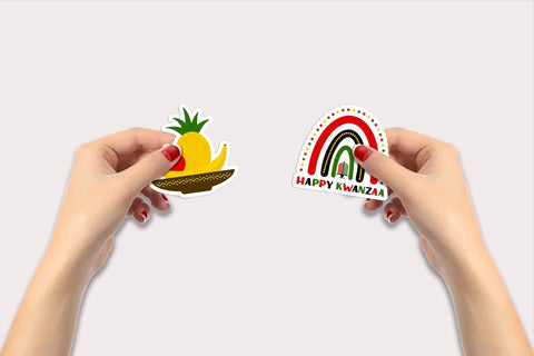 Kwanzaa sticker bundle. African American stickers printable Sublimation LaBelezoka 