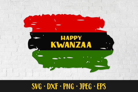 Kwanzaa SVG. Distressed Kwanzaa flag. Shirt design SVG LaBelezoka 
