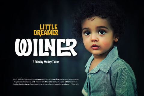 Kwuter - Film Display Font Font twinletter 