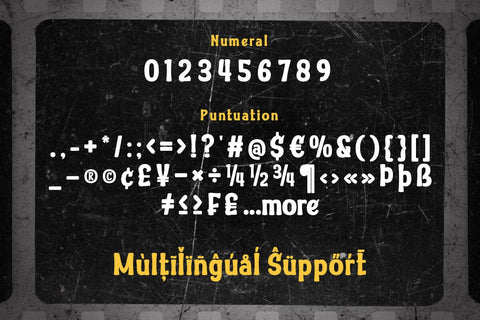 Kwuter - Film Display Font Font twinletter 