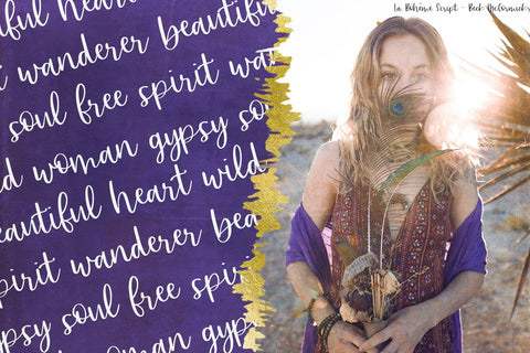 La Boheme Script Font Beck McCormick 