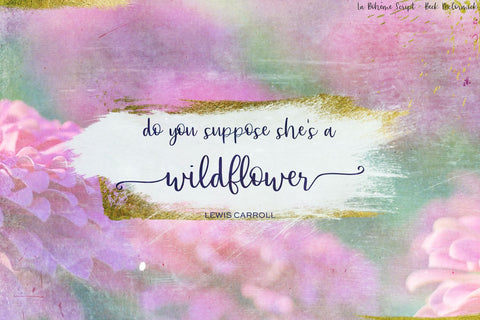 La Boheme Script Font Beck McCormick 