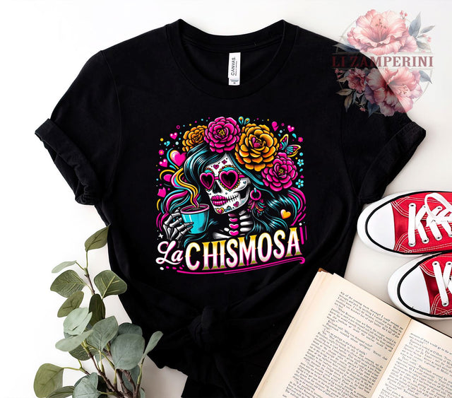 La Chismosa, PNG Download, Digital Art, Gossip Design, Funny Graphic, Hispanic Culture, Printable PNG, Chisme PNG Sublimation Li Zamperini 