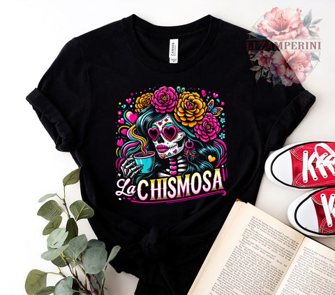 La Chismosa, PNG Download, Digital Art, Gossip Design, Funny Graphic, Hispanic Culture, Printable PNG, Chisme PNG Sublimation Li Zamperini 