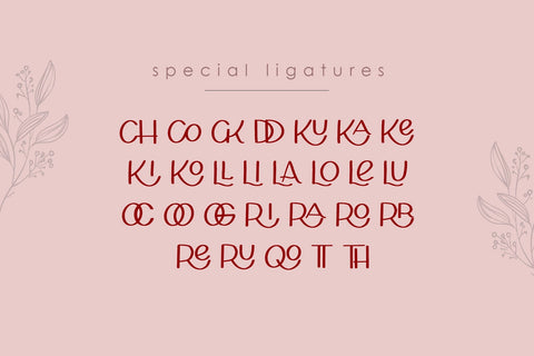 La Rosie Font Dm Letter Studio 