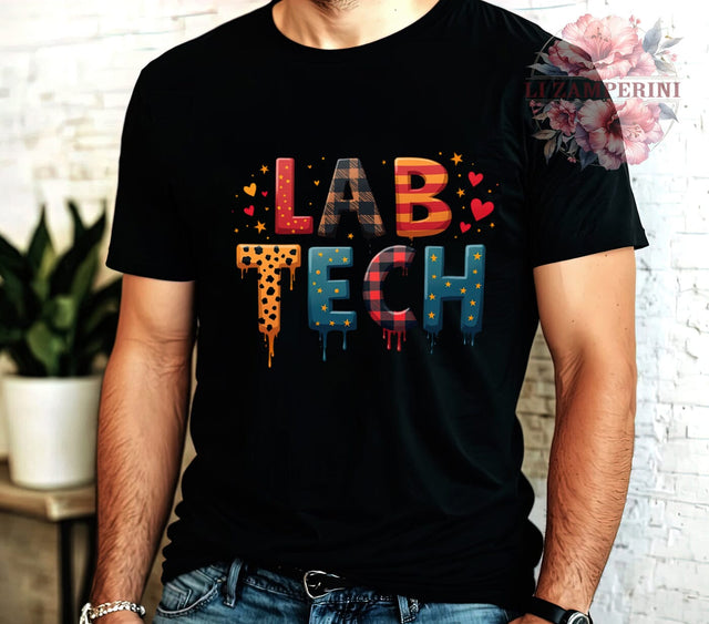 Lab Technician PNG, Medical Lab Art, Digital Download, Sublimation Design, Science Graphics, Laboratory Decor, Healthcare Profession, Cute Lab Tech Printables Sublimation Li Zamperini 