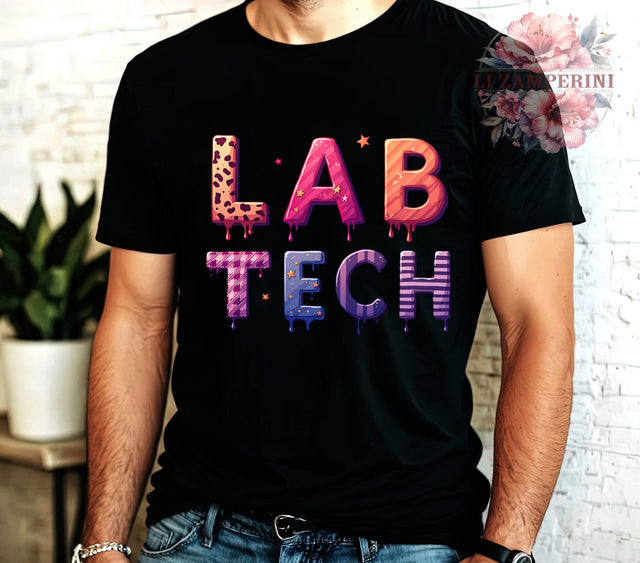 Lab Technician PNG, Medical Lab Art, Digital Download, Sublimation Design, Science Graphics, Laboratory Decor, Healthcare Profession, Cute Lab Tech Printables Sublimation Li Zamperini 