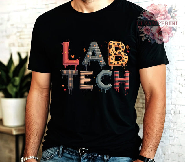 Lab Technician PNG, Medical Lab Art, Digital Download, Sublimation Design, Science Graphics, Laboratory Decor, Healthcare Profession, Cute Lab Tech Printables Sublimation Li Zamperini 