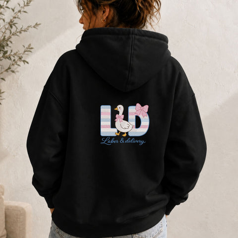 Labor and Delivery Nurse Machine Embroidery Design – L&D Goose Bow Maternity Nurse Design Embroidery/Applique DESIGNS PatternFeed8 