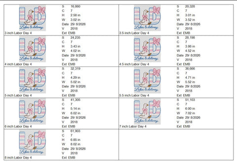 Labor and Delivery Nurse Machine Embroidery Design – L&D Goose Bow Nursing Design Embroidery/Applique DESIGNS PatternFeed8 