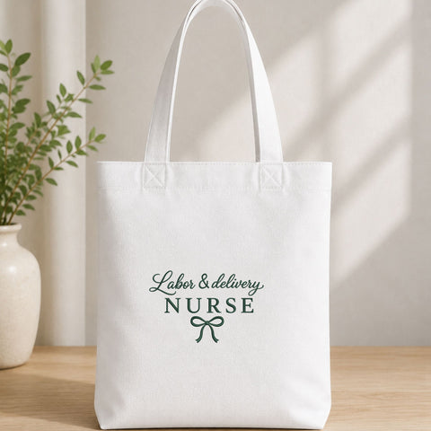 Labor and Delivery Nurse Machine Embroidery Design – L&D Nurse Bow Embroidery File Embroidery/Applique DESIGNS PatternFeed8 
