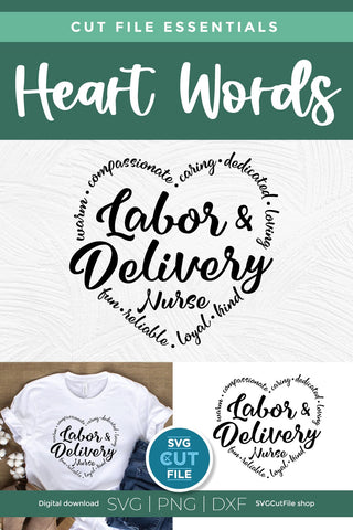 Labor and Delivery Nurse svg SVG SVG Cut File 