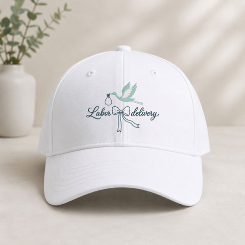 Labor and Delivery Stork Machine Embroidery Design – L&D Nurse Baby Birth Bow Embroidery File Embroidery/Applique DESIGNS PatternFeed8 