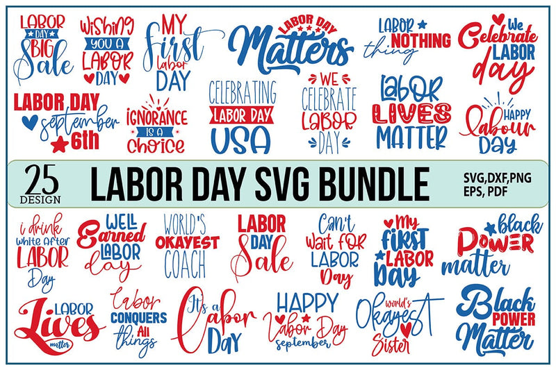 Labor Day SVG Bundle, Holiday SVG Bundle SVG orpitasn 
