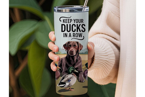 Labrador Duck Hunting 20oz Tumbler Sublimation DesignSVG 
