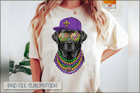 Labrador Mardi Gras Dog Hunting PNG Sublimation Shetara Begum 
