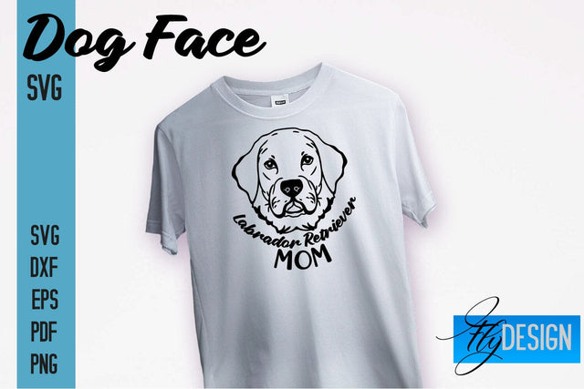 Labrador Mom SVG Design | Dog Mom SVG | SVG File | Print Design SVG Fly Design 
