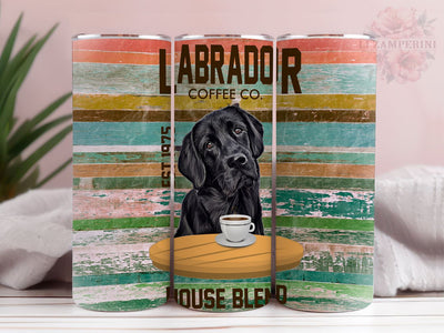 Labrador Retriever Dog 20oz Tumbler Wrap PNG, Pet lover Tumbler, Straight & Tapered Tumbler Wrap, Instant Digital Download Sublimation Li Zamperini 