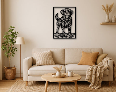 Labrador Retriever Laser SVG, Cute Dog Laser Cut, Pet Lover Design, Digital Download, Dog Art, Laser Engraving File SVG HappyDesignStudio 