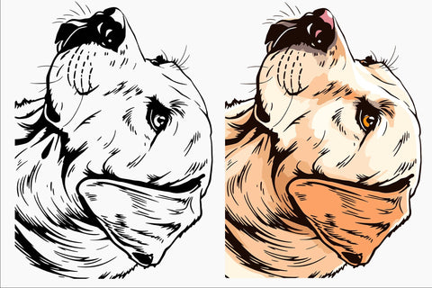 Labrador retriever svg Peeking labrador svg SVG DesignDestine 