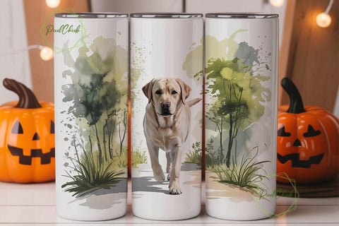 Labrador Retriever Tumbler Wrap Sublimation PixelChick 