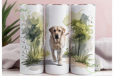 Labrador Retriever Tumbler Wrap Sublimation PixelChick 