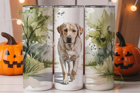 Labrador Retriever Tumbler Wrap Sublimation PixelChick 