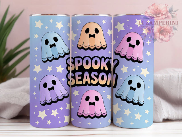 Lace Ghost Cottagecore Halloween Tumbler, Spooky Season Wrap, Cute Ghost Sublimation, Cottagecore Halloween Drinkware, Autumn Lace Ghost Cup, Soft Haunted Aesthetic Tumbler, Cozy Fall Halloween Wrap Sublimation Li Zamperini 