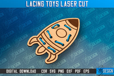 Lacing Toys Laser Cut | Toys Laser Cut Design | CNC Files SVG Fly Design 