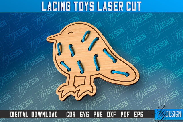 Lacing Toys Laser Cut | Toys Laser Cut Design | CNC Files SVG Fly Design 
