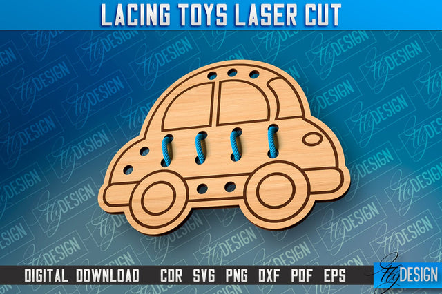 Lacing Toys Laser Cut | Toys Laser Cut Design | CNC Files SVG Fly Design 