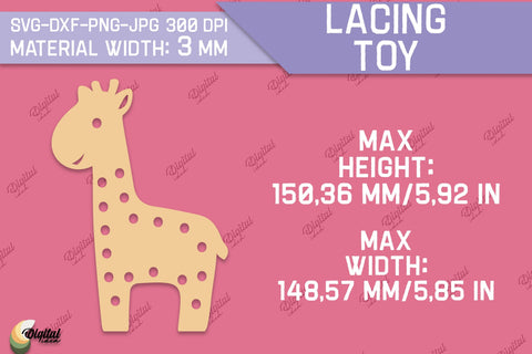 Lacing Toys SVG Bundle. Educational Toys Laser Cut SVG Evgenyia Guschina 