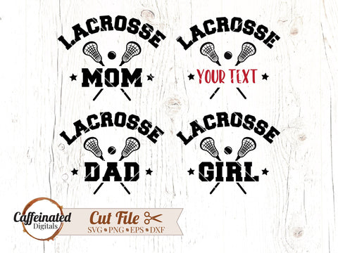 Lacrosse Bundle SVG Caffeinated SVGs 