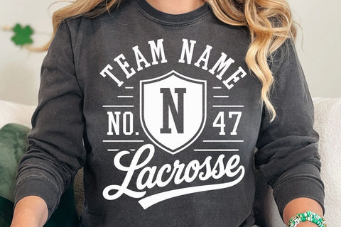Lacrosse Design Svg, Team Name, Player Number, Monogram Svg, Custom Lacrosse SVG DesignDestine 