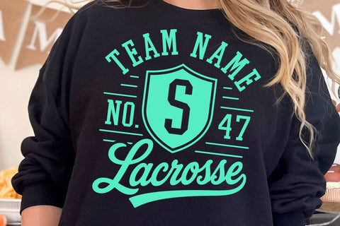 Lacrosse Design Svg, Team Name, Player Number, Monogram Svg, Custom Lacrosse SVG DesignDestine 