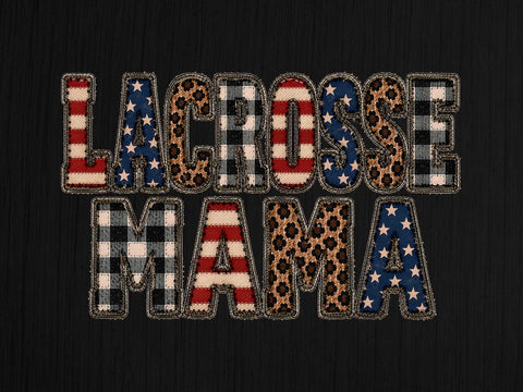 Lacrosse Mama PNG Patriotic Sports Art SVG artprintfile 