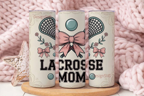 Lacrosse Mom 20oz Tumbler Wrap Sublimation DesignSVG 
