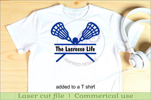 Lacrosse name sign svg laser cut file SVG APInspireddesigns 