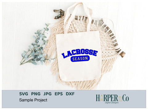 Lacrosse Season Laser SVG EPS CUT File SVG HarperNCo 