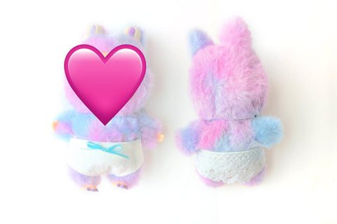 Lacy Bloomers for Plush Monster Toy ITH Applique Embroidery Embroidery/Applique DESIGNS Risa Rocks It 