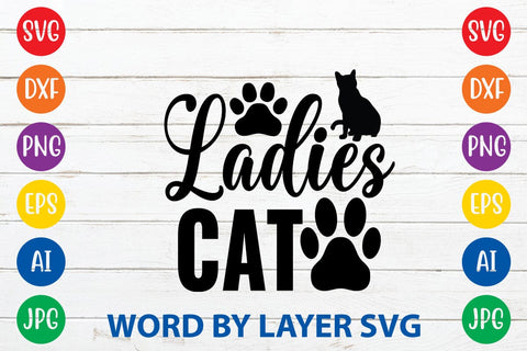 Ladies Cat SVG DESIGN SVG Rafiqul20606 