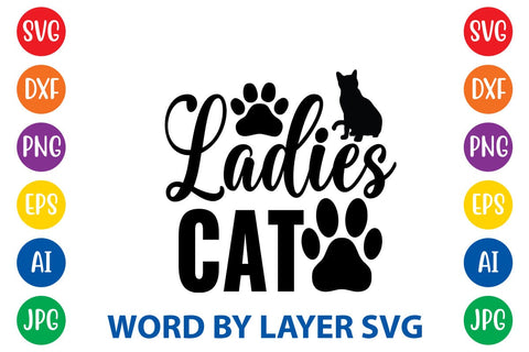 Ladies Cat SVG DESIGN SVG Rafiqul20606 